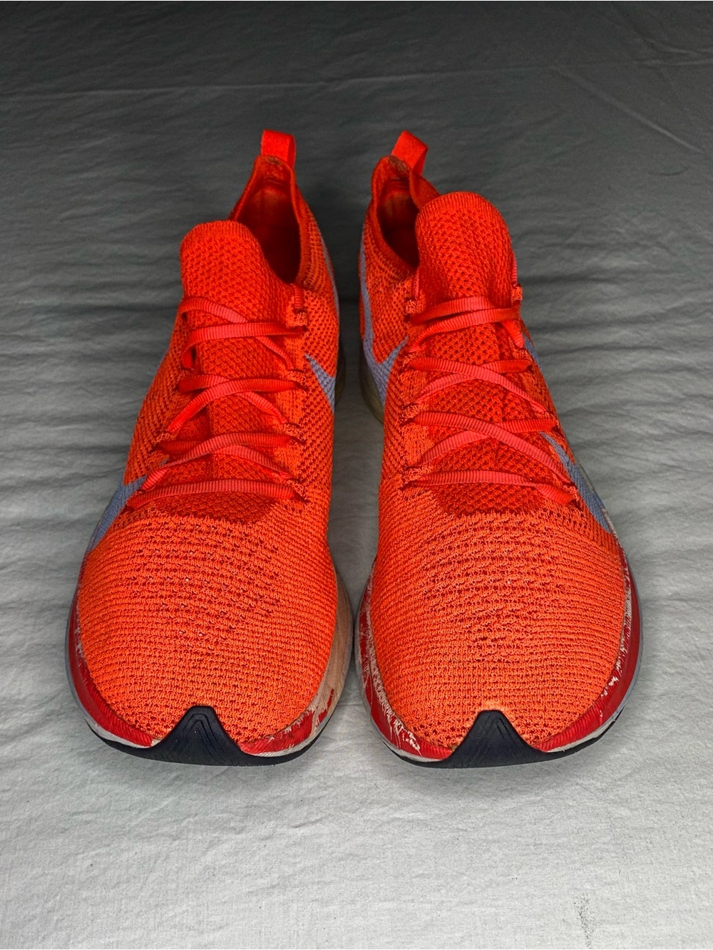 Nike Zoom Vaporfly 4% Flyknit 'Bright Crimson' Men's Size 10.5 AJ3857-600